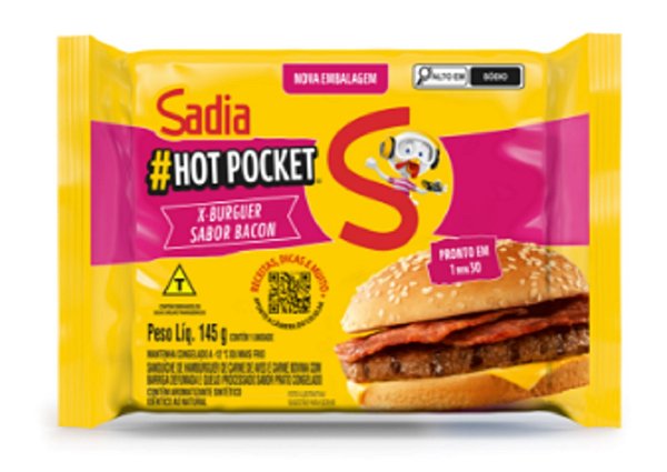 Hot Pocket Sadia X-Bacon 145g