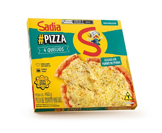 Pizza 4 Queijos Sadia 460g