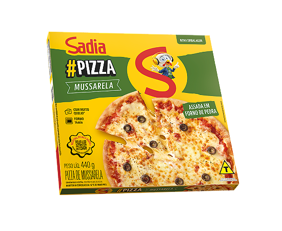 Pizza Mussarela Sadia 440g