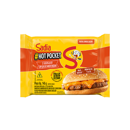 Hot Pocket Sadia X-Cheddar Cremoso 145g