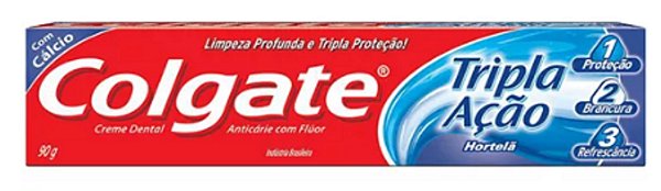 Creme Dental Colgate Tripla Ação Menta 90g