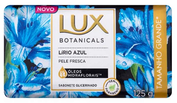 Sabonete Lux Botanic Glicerinado Lírio Azul em Barra 125g