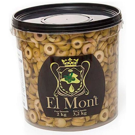 AZEITONA VERDE FATIADA EL MONT BALDE DE 2KG