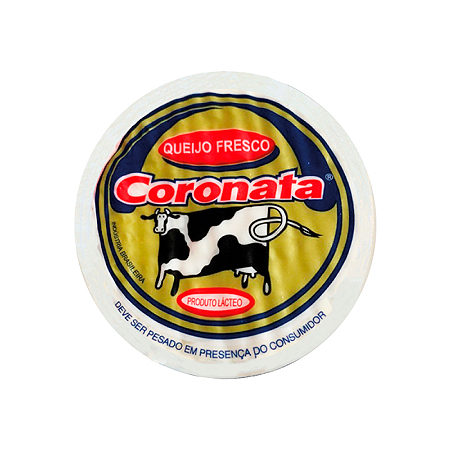 QUEIJO FRESCO CORONATA PEÇA DE +/- 500G