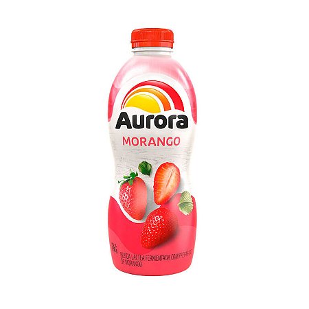 Bebida láctea morango Aurora 850 g