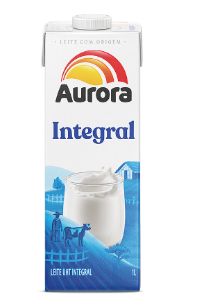 Leite UHT Integral Aurora 1LT