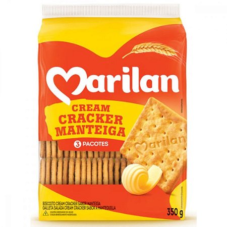 Biscoito Marilan Cream Cracker Manteiga 350g