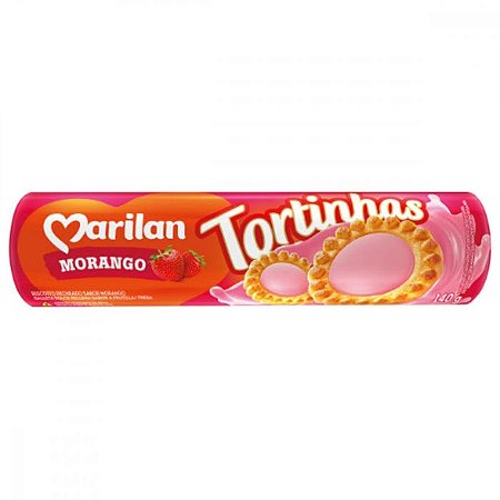 Biscoito Marilan Tortinha Morango 140g