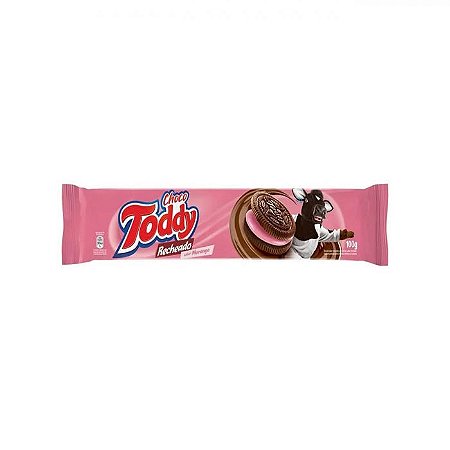 Biscoito Recheado Toddy Morango 100g