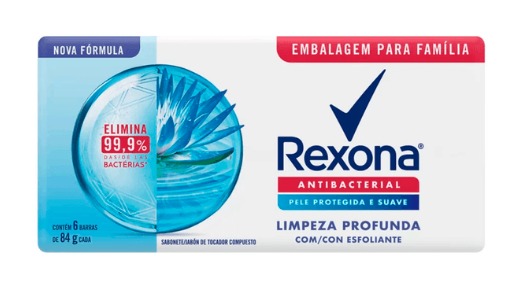 Sabonete em Barra Rexona Antibacterial Limpeza Profunda 84g