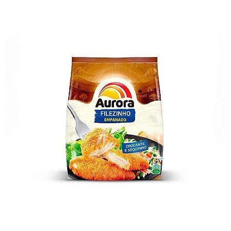 Filezinho Empanado de Frango Aurora 600g