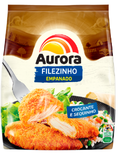 Filezinho Empanado de Frango Aurora 600g