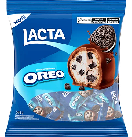 Bombom Wafer Lacta Oreo Pacote 540g