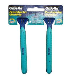 Aparelho Gillette Prestobarba Descartável Móvel Ultragrip Com 2 Unidades