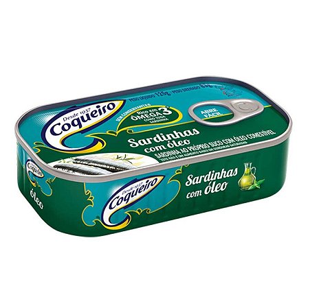 Sardinha Em Óleo Coqueiro Lata de 125g