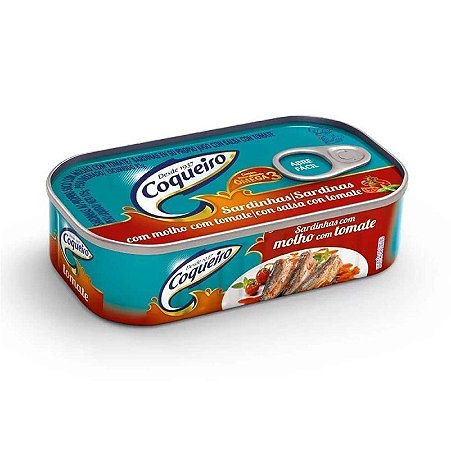 Sardinha em Molho de Tomate Coqueiro Lata de 125G