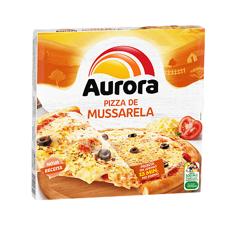 Pizza de Mussarela Aurora 440g