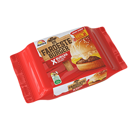 X- Faroeste Burger com molho especial Aurora 145g
