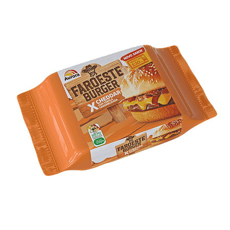 X - Faroeste Cheddar com cebola caramelizada Aurora 145g