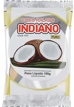 Coco Ralado Indiano Puro 100g