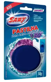 Pastilha Caixa Acoplada Sany Lavanda - 50g