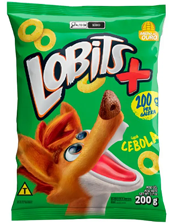 Salgadinho Lobits Cebola 200g