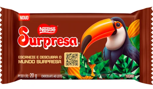 Chocolate Nestlé Surpresa ao Leite 20g