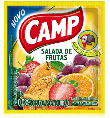 Suco em Pó Camp Salada de Frutas 15g