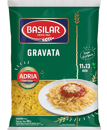 Macarrão Basilar Gravata Semolado 400g