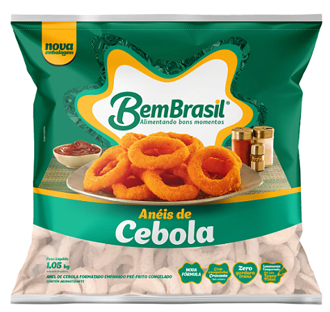 Anéis De Cebola Bem Brasil Congelado - 1,050kg