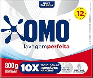 OMO Sabão Em Pó Lavagem Perfeita 800G