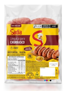 LINGUICA SUINA SADIA PARA CHURRASCO 700G