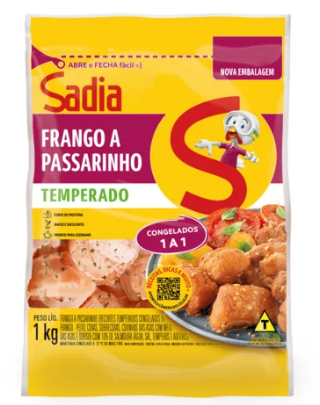 Frango a Passarinho Temperado Sadia 1kg