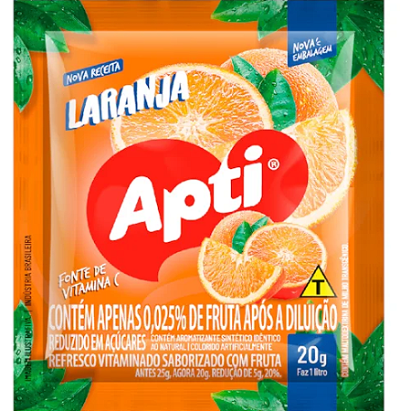 Suco em Pó Apti Laranja 20g