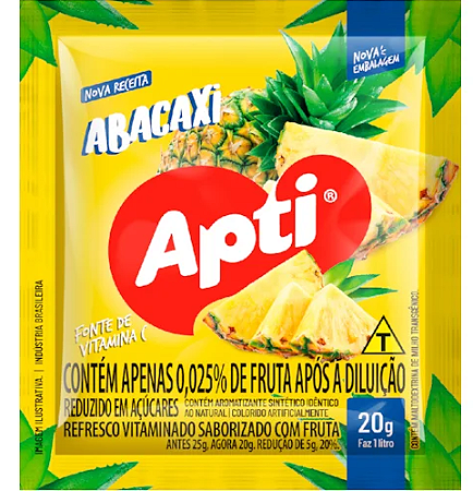 Suco em Pó Apti Abacaxi 20g