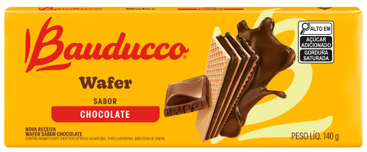 Wafer Bauducco 140g Chocolate