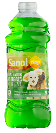 Eliminador De Odores Líquido Sanol 2l Herbal