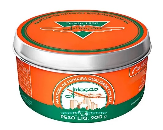 Manteiga Aviacao Lata 200g