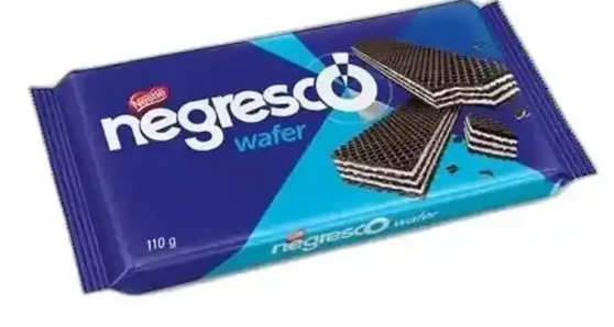 BISCOITO WAFER NEGRESCO 110GR NESTLE CHOCOLATE BAUNILHA