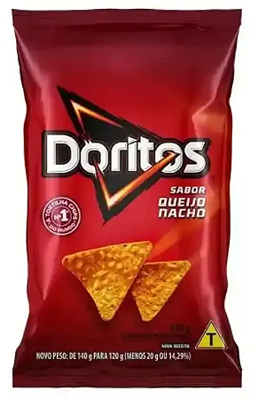 SALGADINHO DORITOS 120GR ELMA CHIPS QUEIJO NACHO