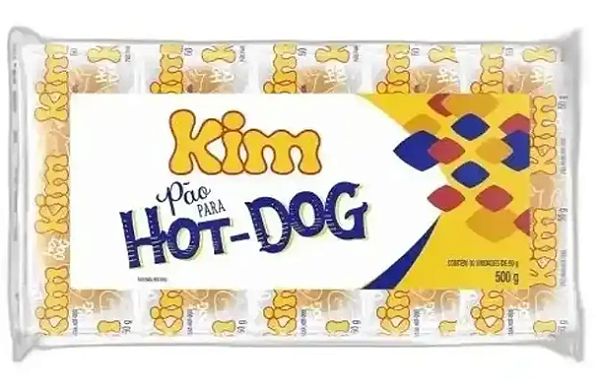 PAO HOT DOG PC 10X50GR KIM PAES .