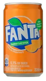 REFRIGERANTE FANTA MINI LT 220ML LARANJA