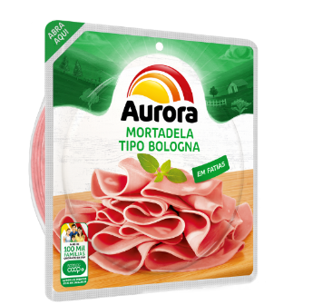 Mortadela Tipo Bologna Fatiada Aurora 180g