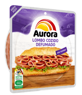 Lombo Cozido Fatiado Aurora 180g