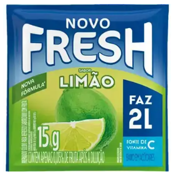 Refresco em Pó Fresh Limão Faz 2 Litros- 15g