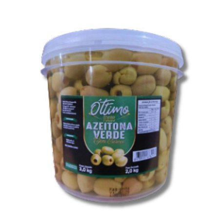 Azeitona Verde 16/20 Ottimo Foods Balde de 2KG