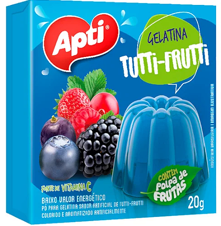 Gelatina Apti Tutti Frutti 20g