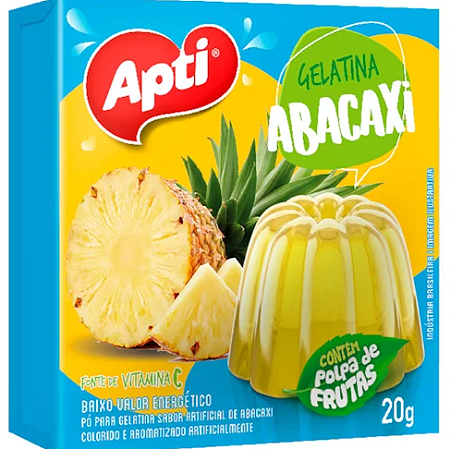 Gelatina Apti Abacaxi 20g