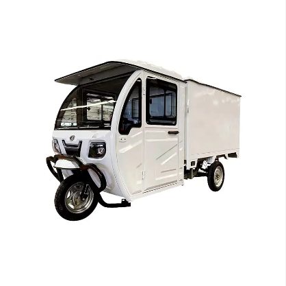 TRICICLO SUPER CABINADO FECHADO BAÚ BATERIA DE LÍTIO