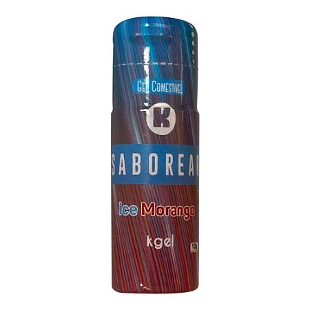 Gel saborear beijavel morango